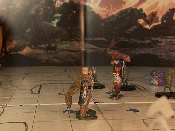 monk vs. hobgoblin minis