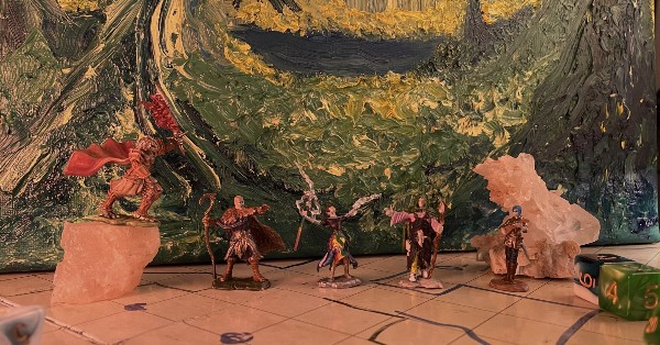 dungeons and dragons party minis