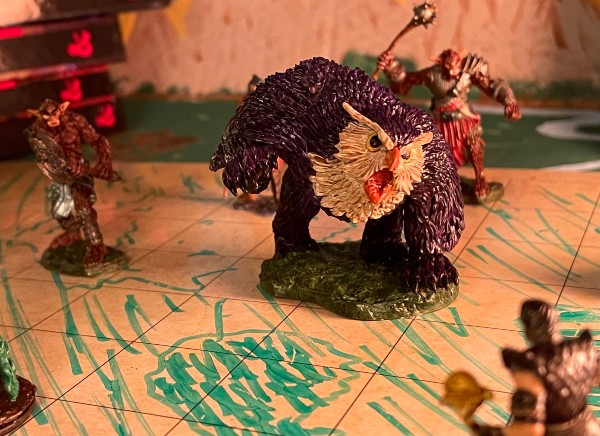 dungeons & dragons owlbear mini