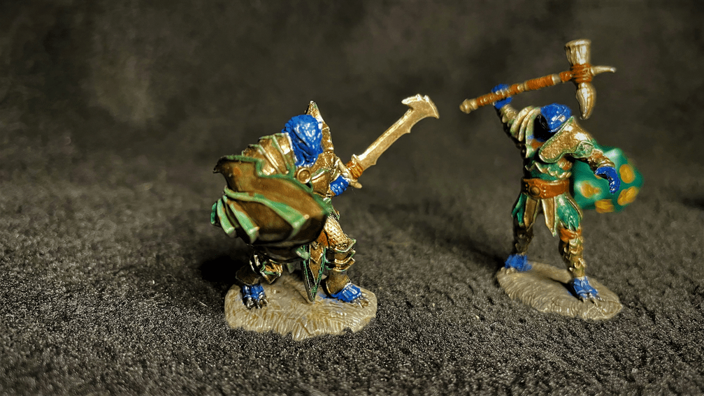 D&D dragonborn paladin minis