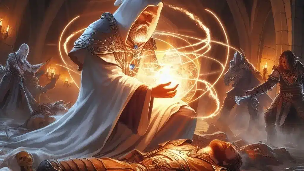 cleric casting healing spell dnd 5e