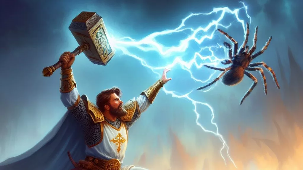 paladin casting thunderous smite in dnd