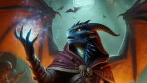 dragonborn-sorcerer-casting-a-spell