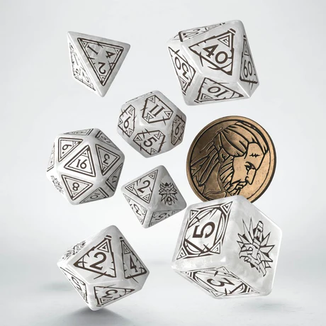 Geralt - The White Wolf (Witcher) dice set