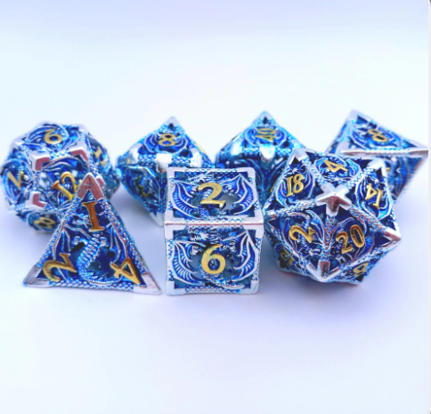 Bahamut Platinum Hollow Dragon Dice 