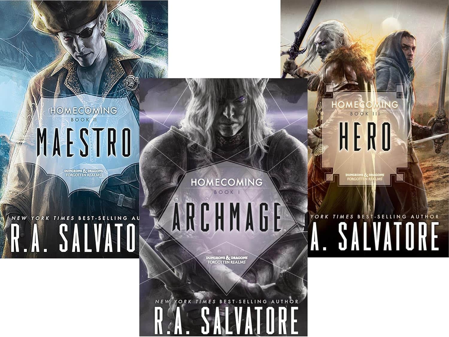Homecoming Trilogy book covers