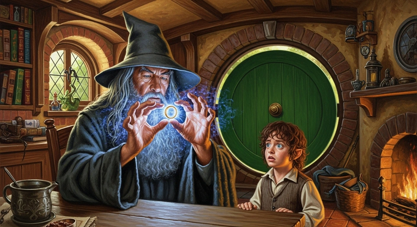 Gandalf identifies the one ring